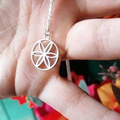 Solid Silver Sacred Geometry Necklace