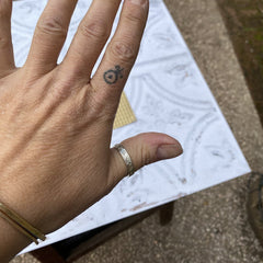 Sterling Silver 'Semper Fidelis' Posey Ring