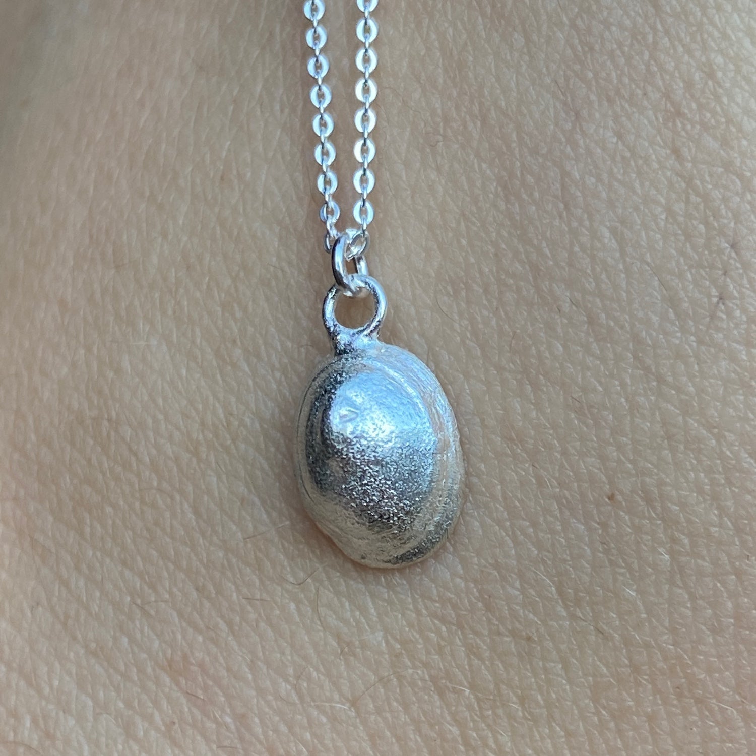 Sterling Silver Limpet Shell Pendant