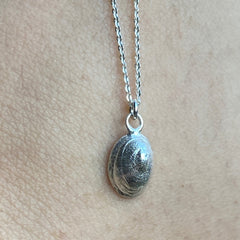 Sterling Silver Limpet Shell Pendant