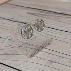 Solid Silver Sacred Geometry Studs
